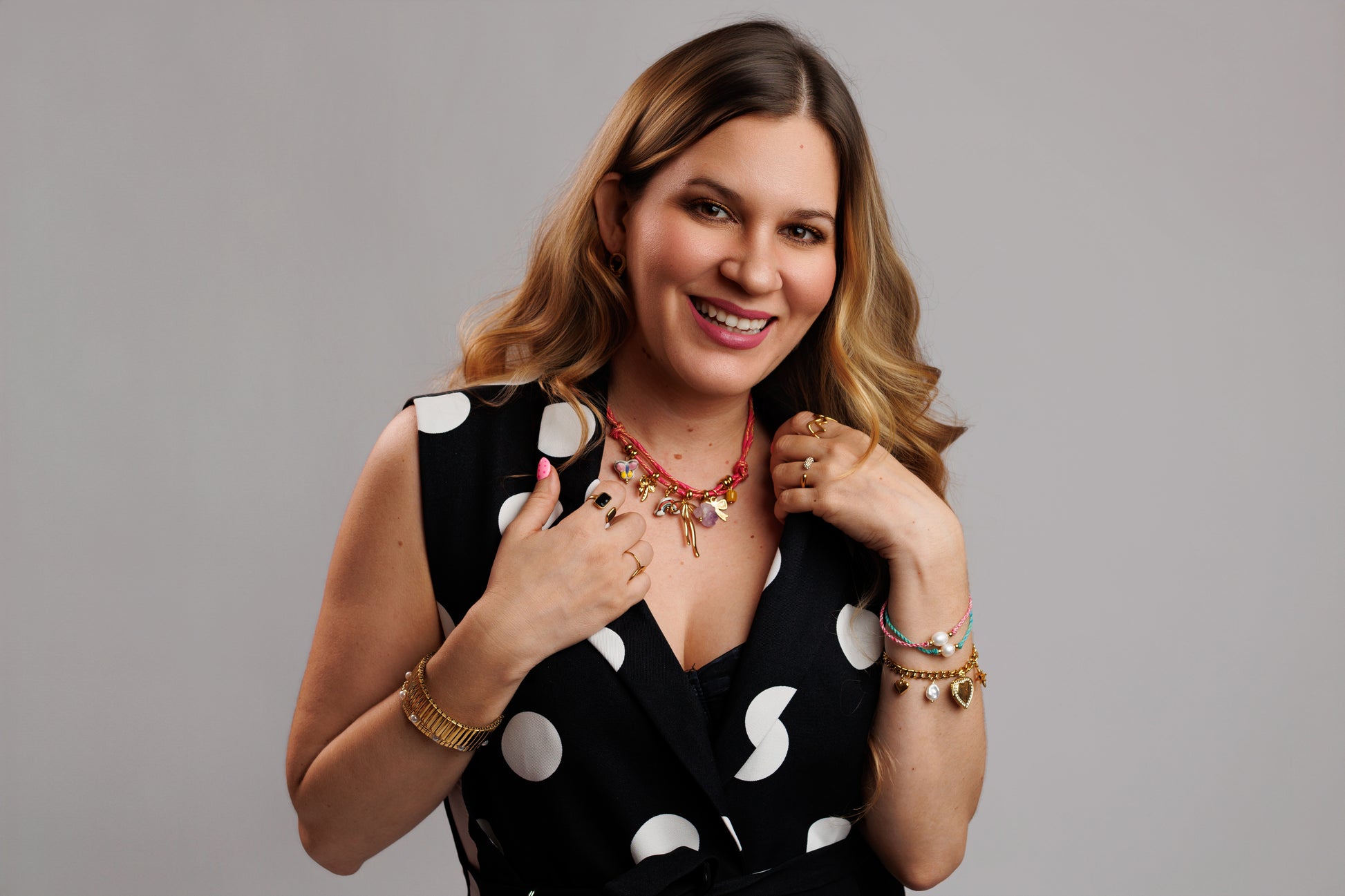 Pulsera ancha elástica