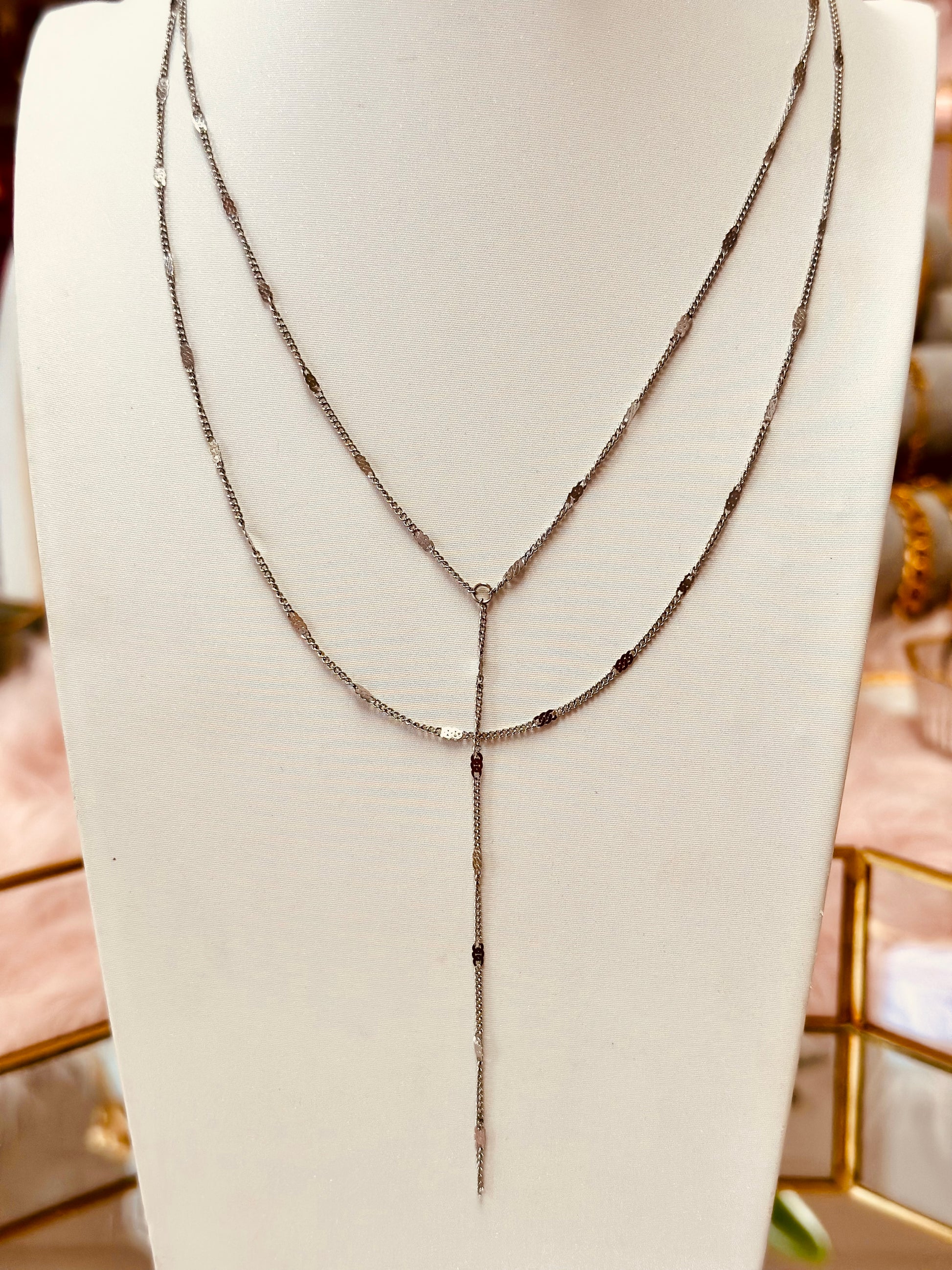 Collar doble delicado
