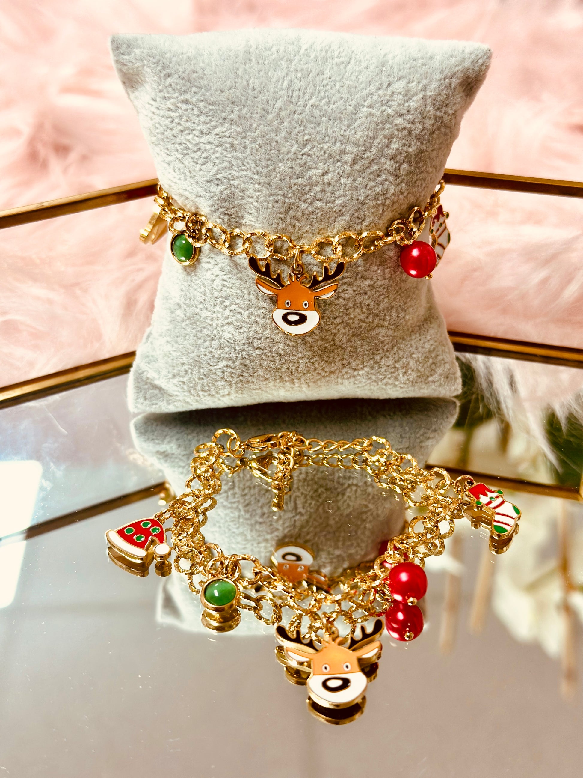 Pulsera de Navidad de Venado