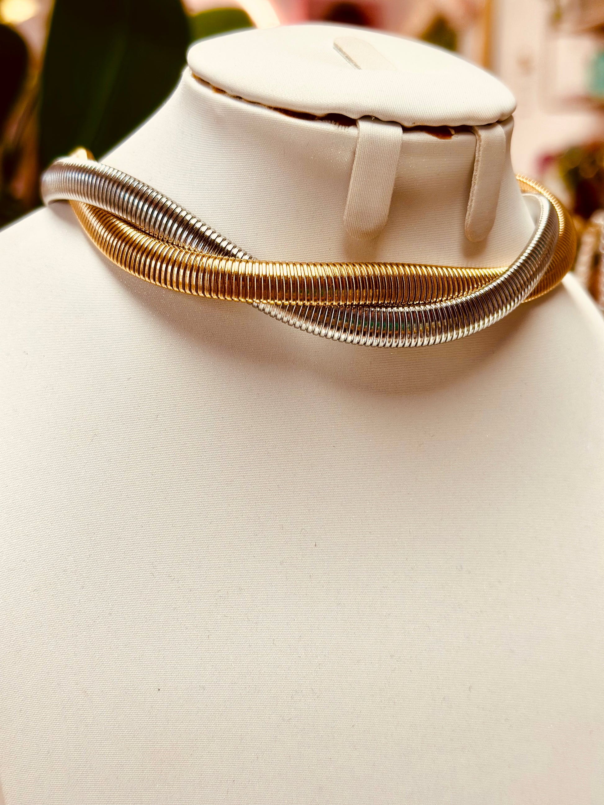 Choker doble grueso