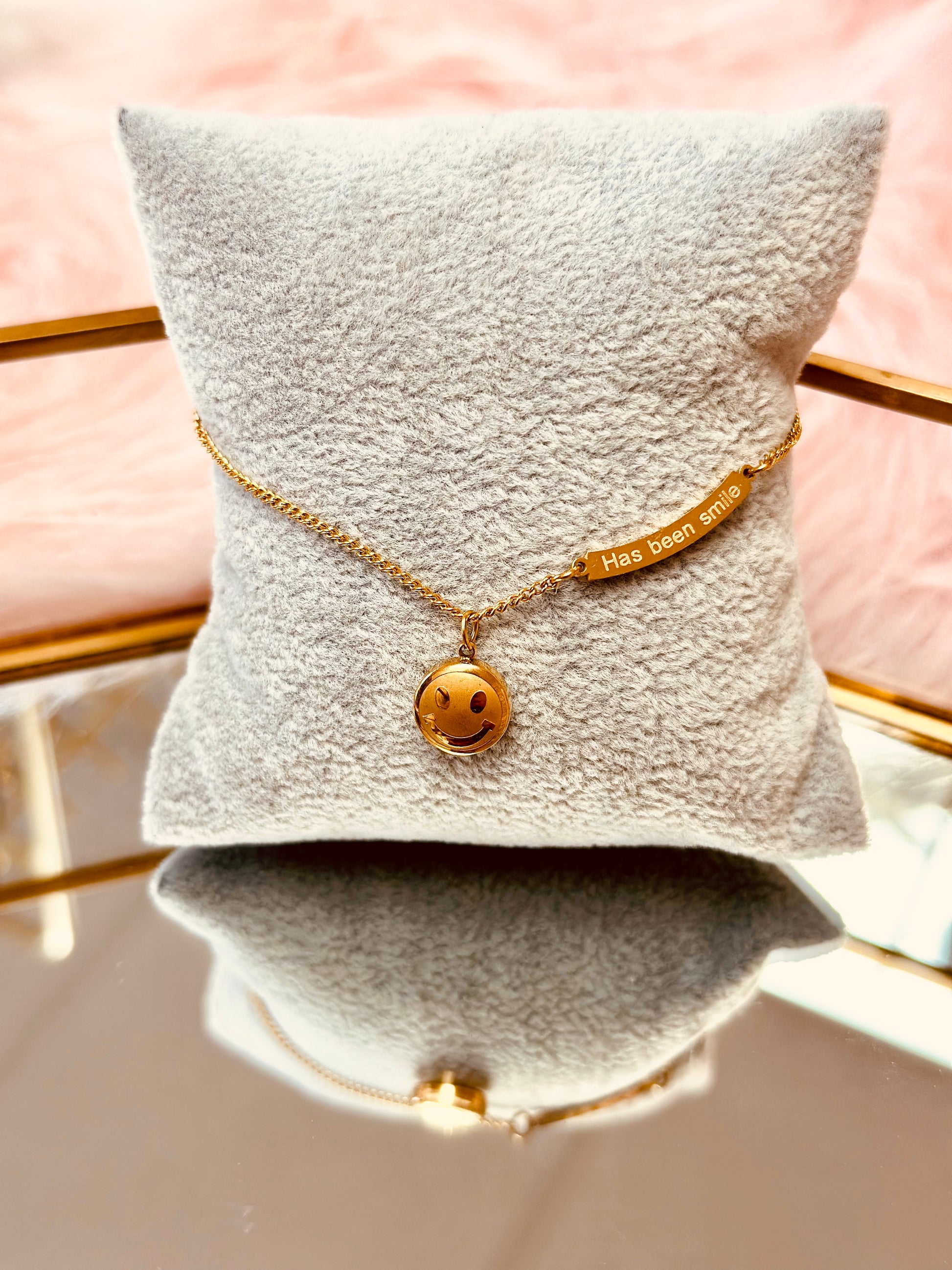 Pulsera para el tobillo de carita feliz