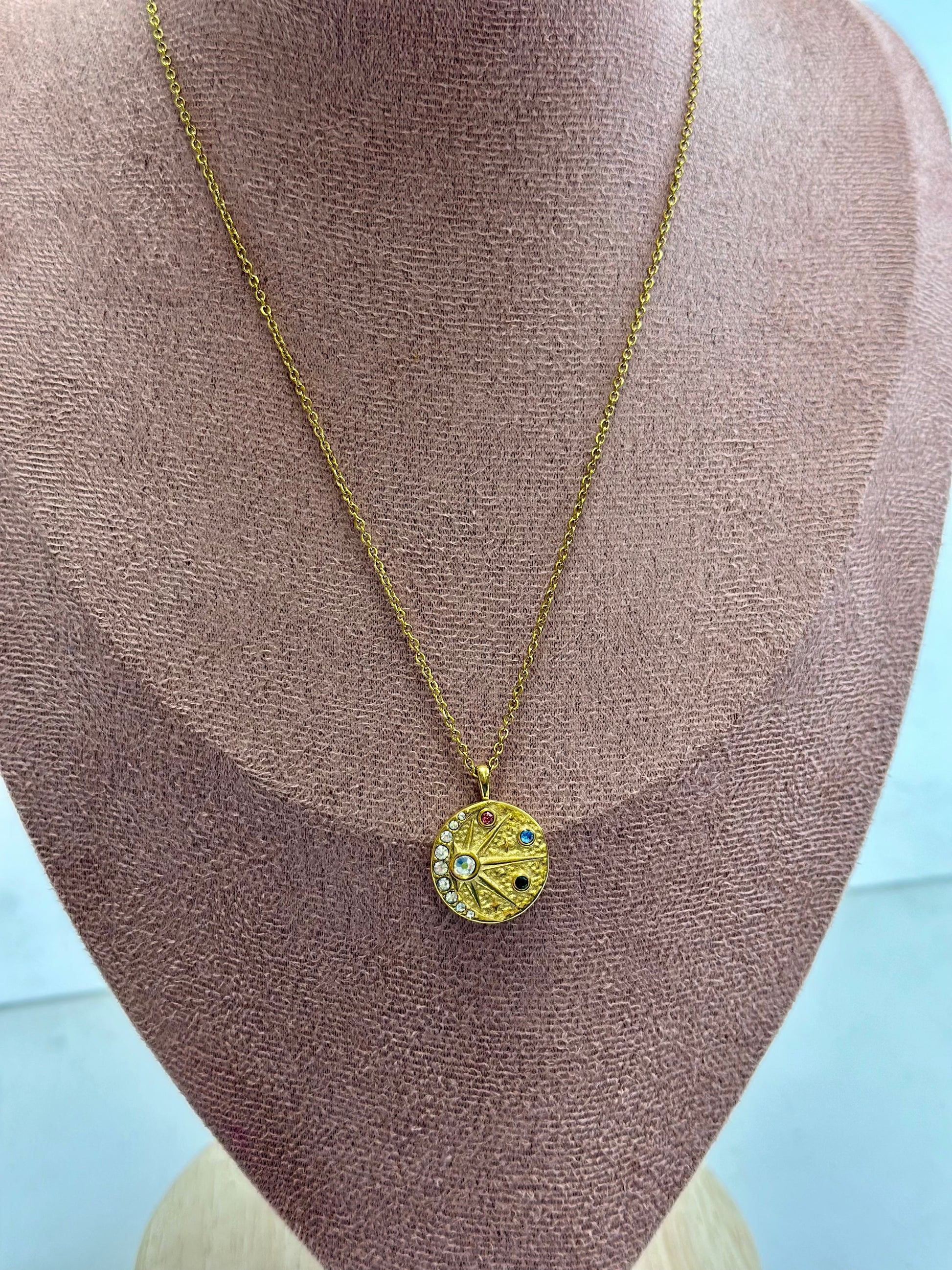 Collar sol y luna