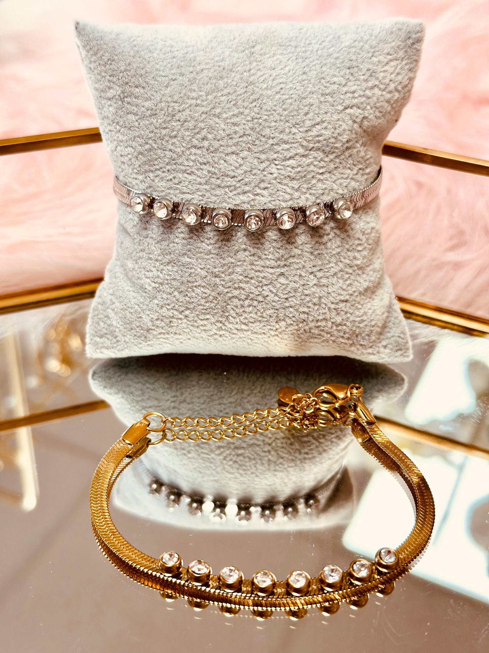 Pulsera con piedras zirconias