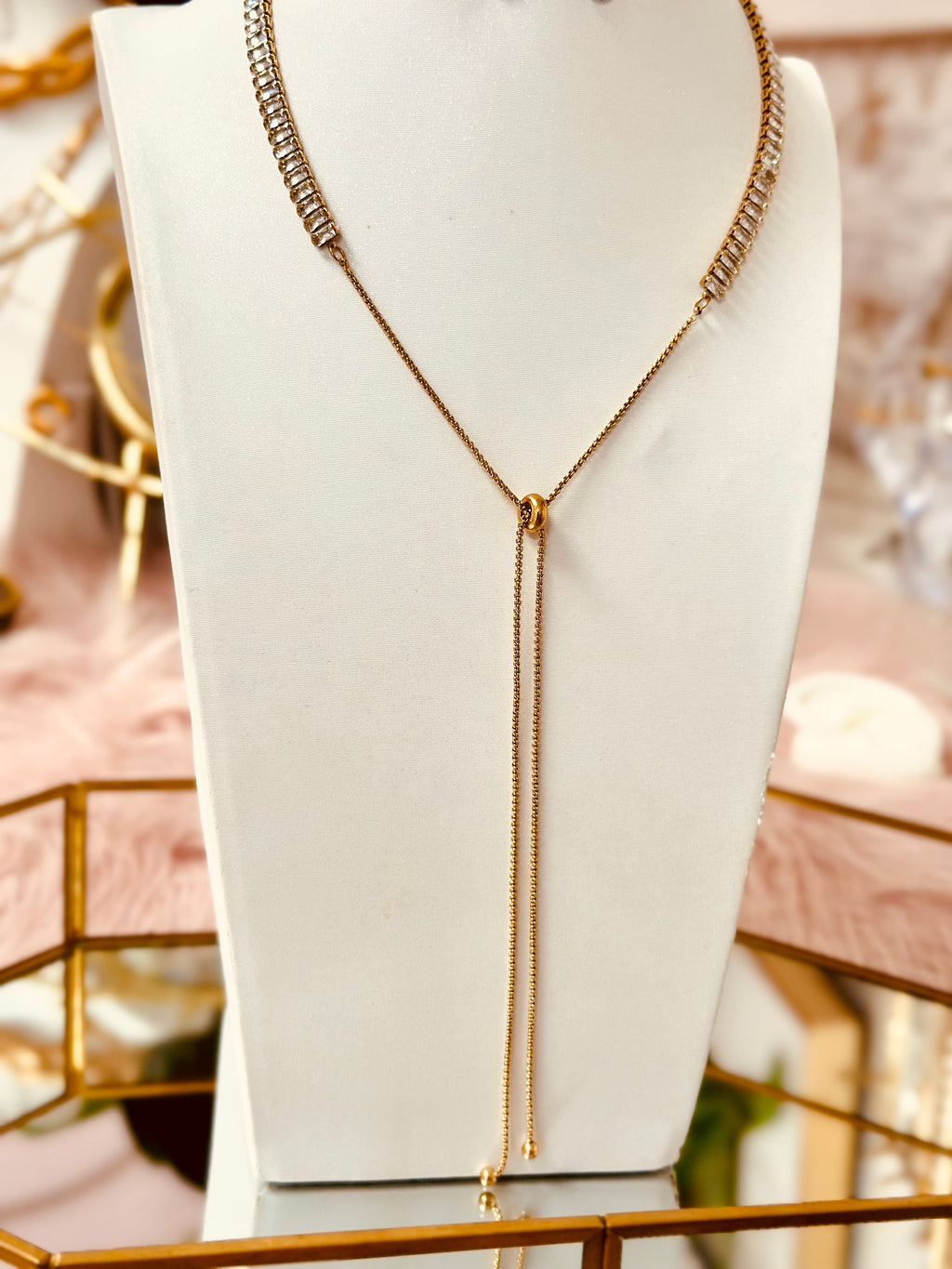 Choker versátil con piedras zirconias