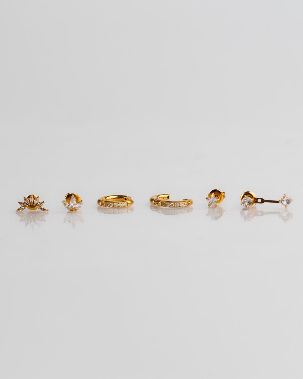 Stack de pantallas con piedras zirconias