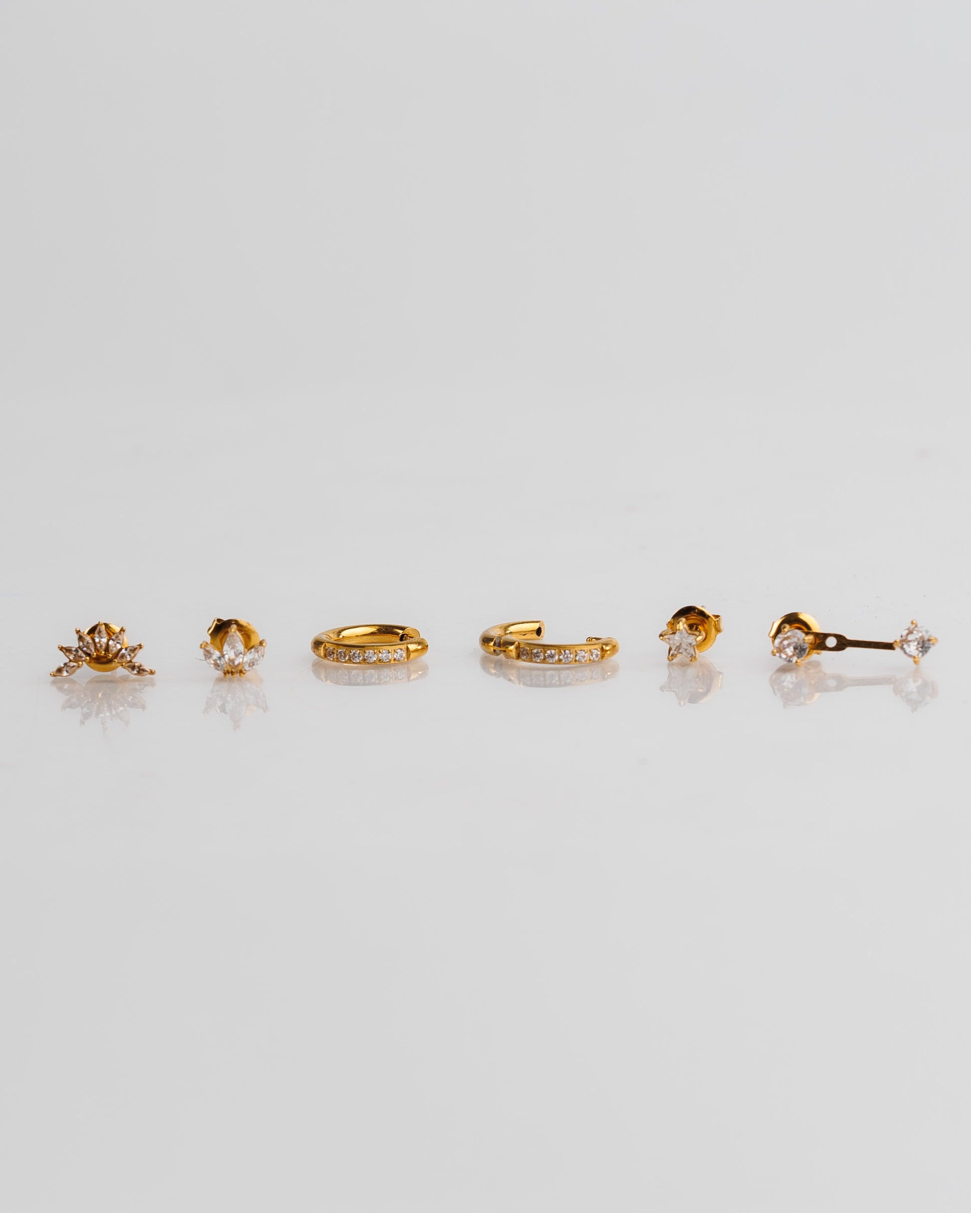 Stack de pantallas con piedras zirconias