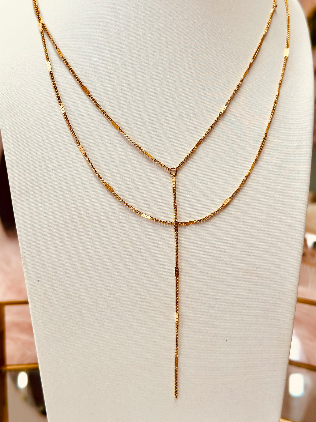 Collar doble delicado