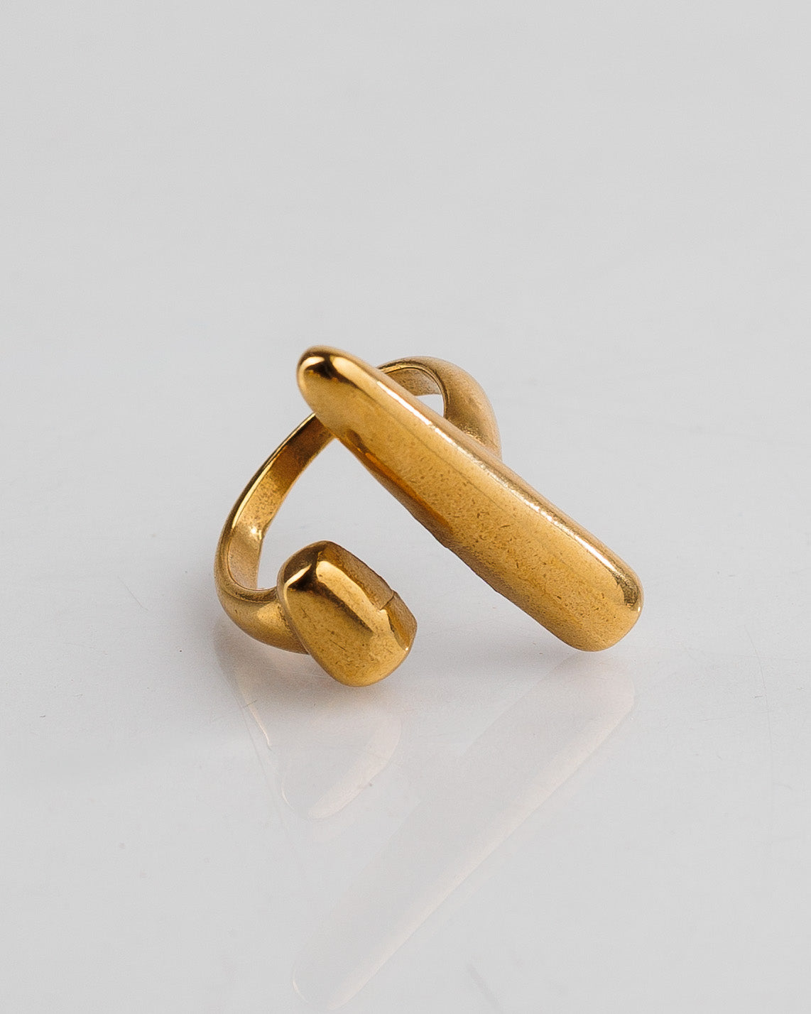 Anillo chunky doble