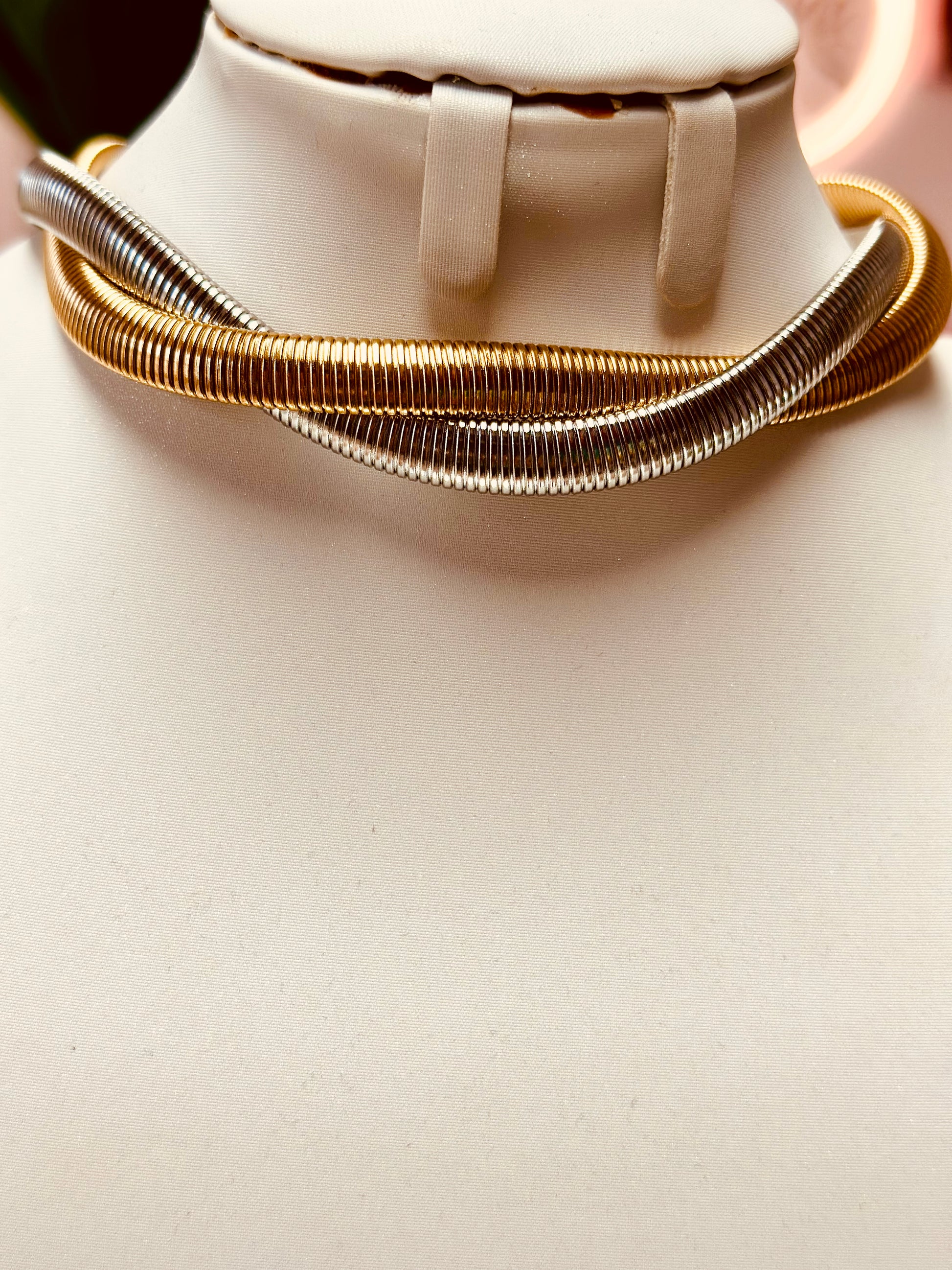 Choker doble grueso