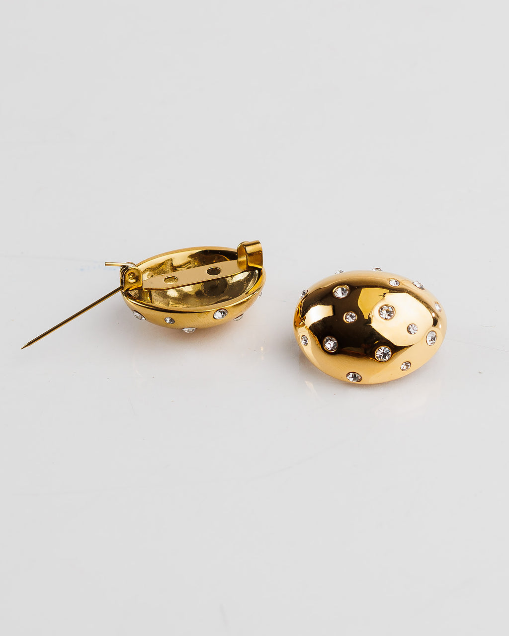 Pin chunky con piedras zirconias
