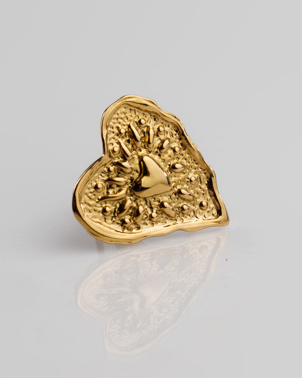 Anillo grande de corazón