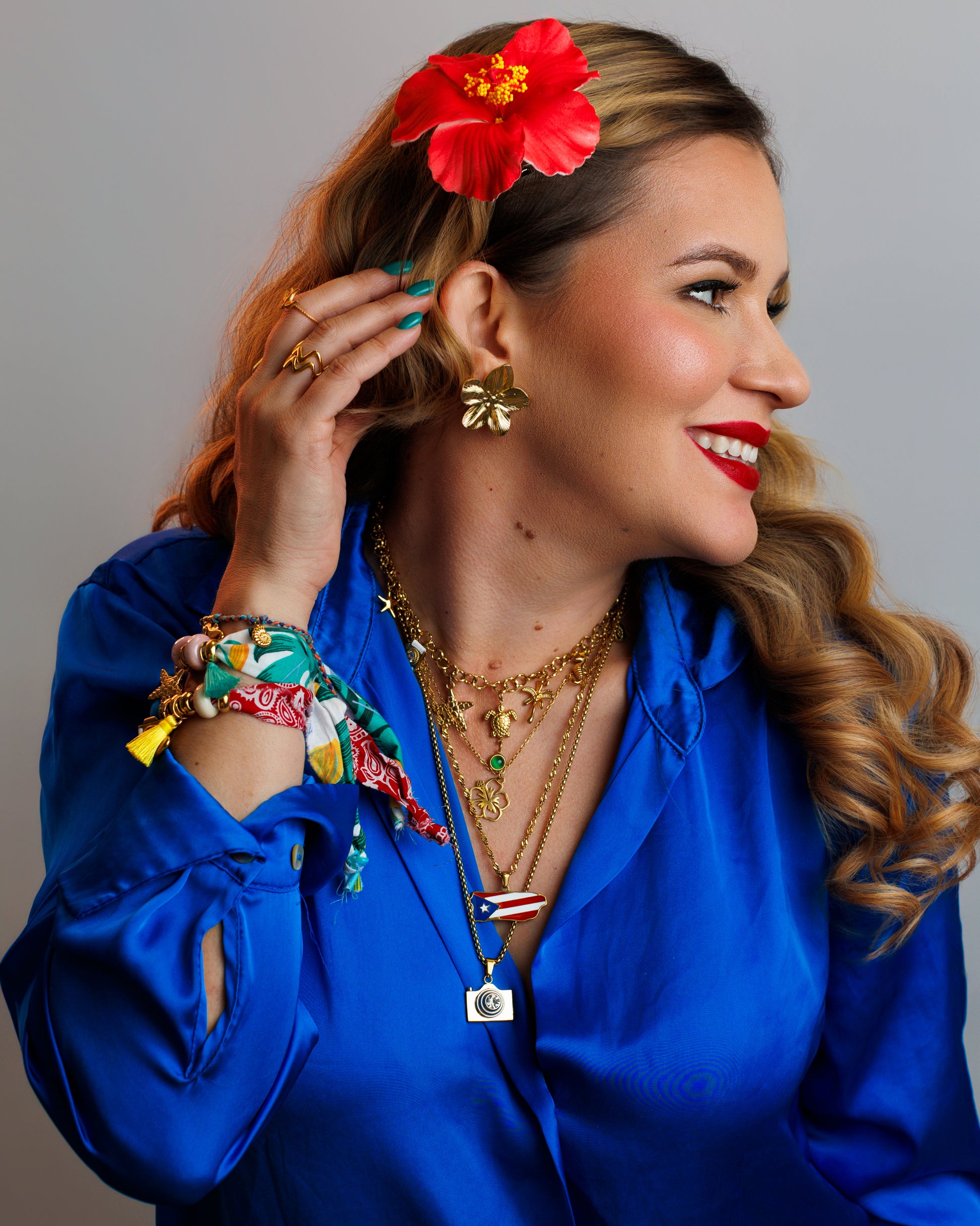 Collar con cámara grande