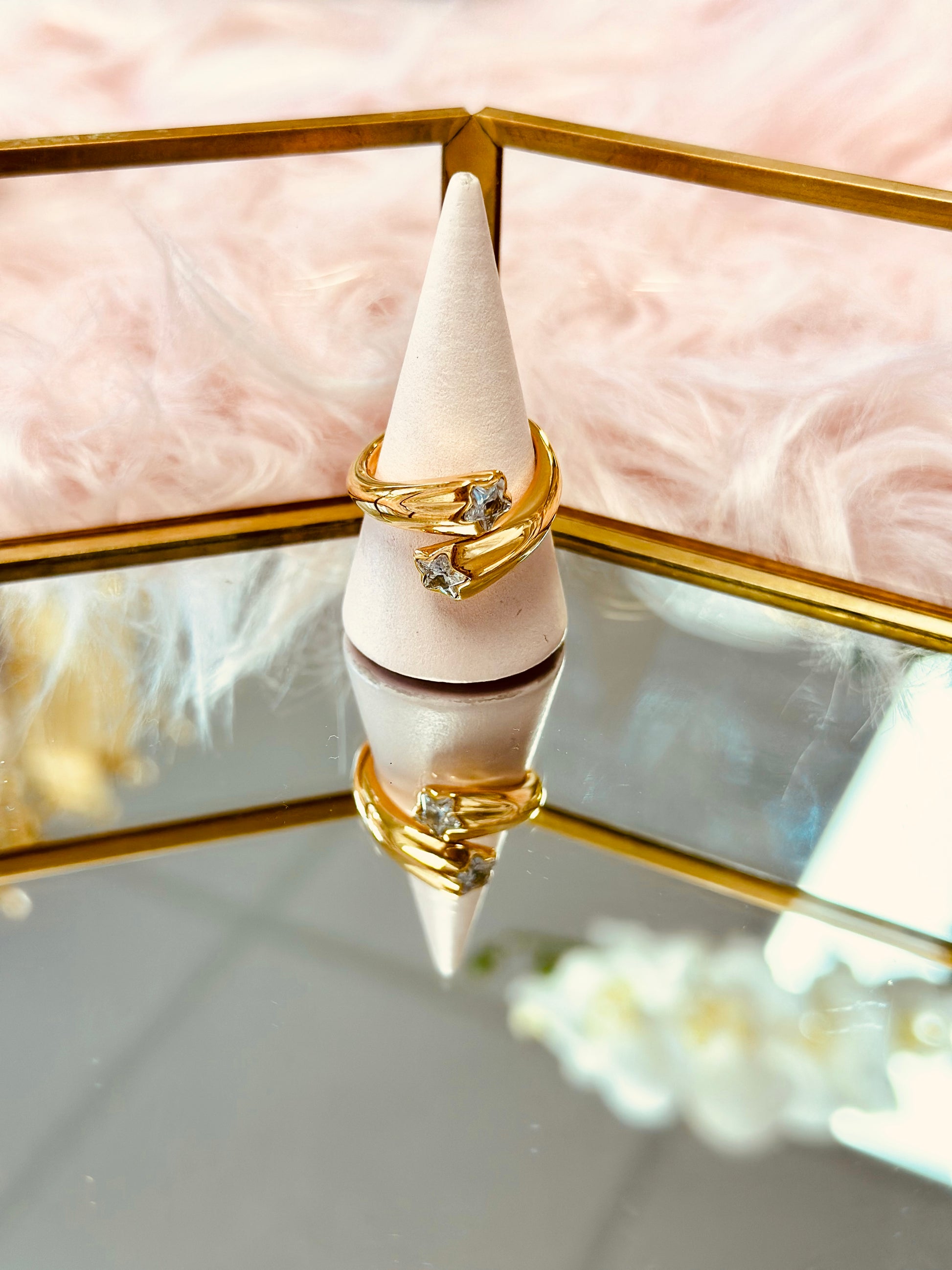 Anillo chunky con estrella