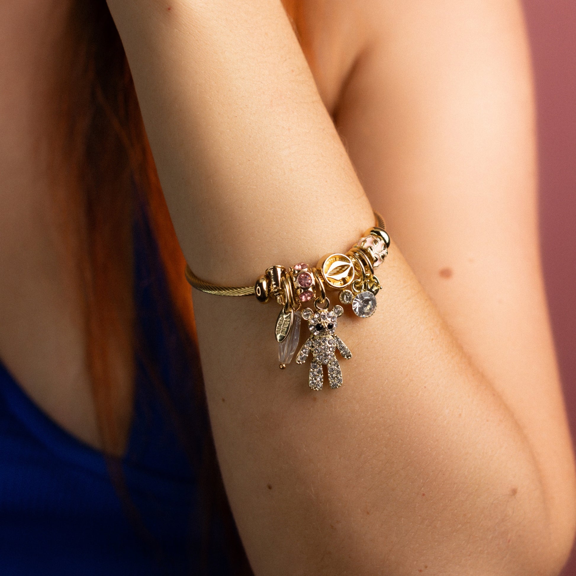 Pulsera charms de oso