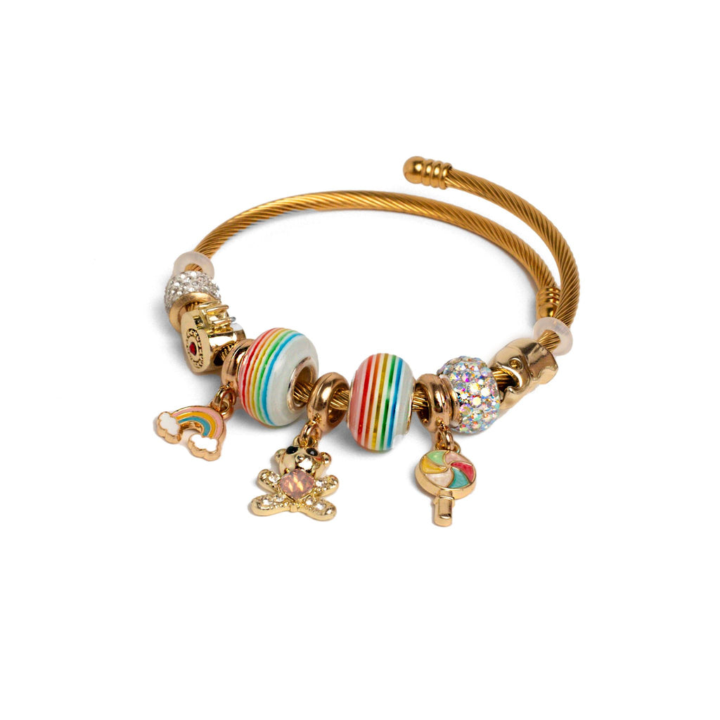 Pulsera charms de colores