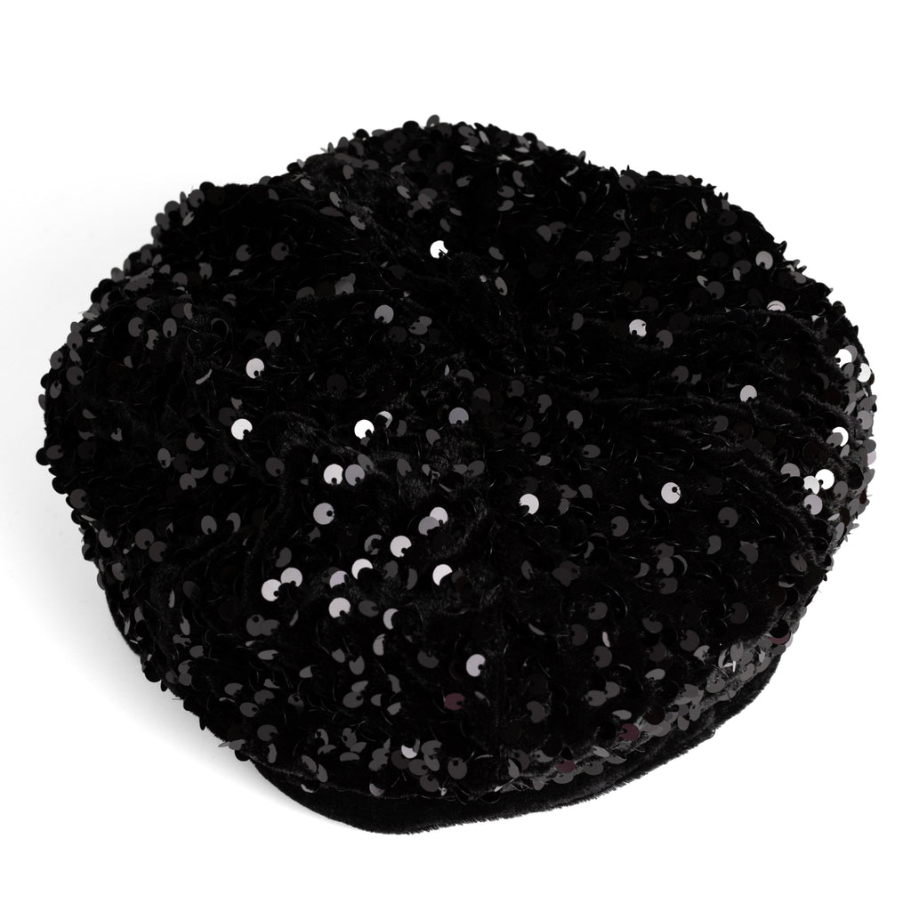 Beret de lentejuelas